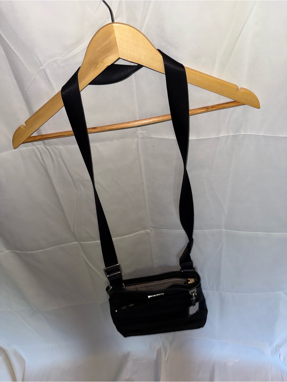 Tumi Black Crossbody Sling Bag